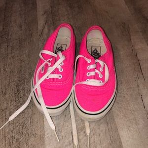 Hot pink Vans